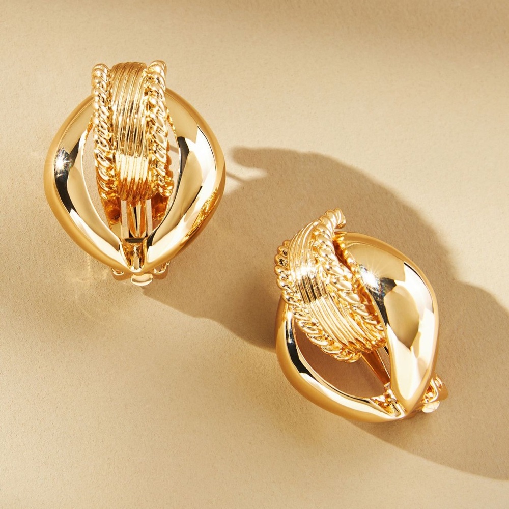 Anthropologie NWT Victorian Loop Post Earrings